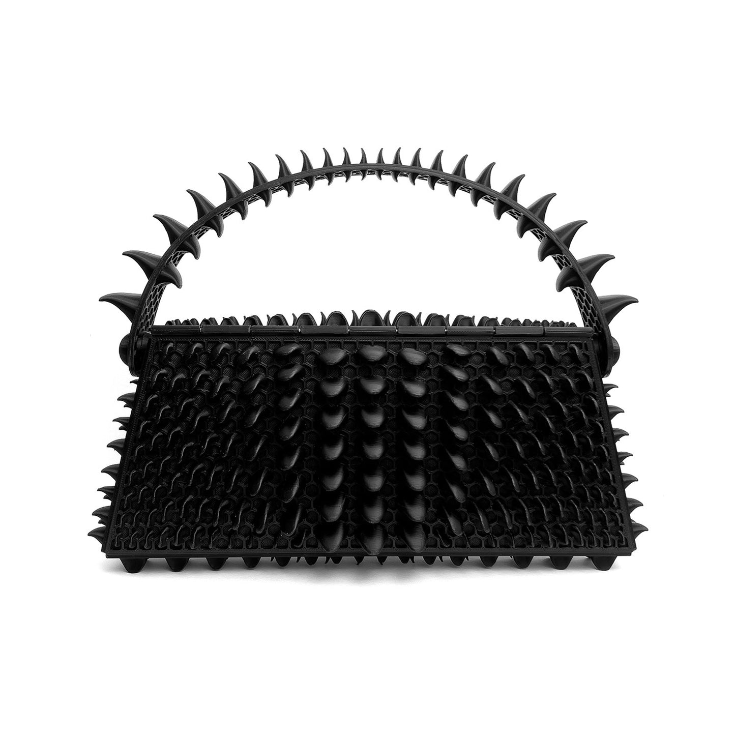 Petal 3D-printed mini bag - Black