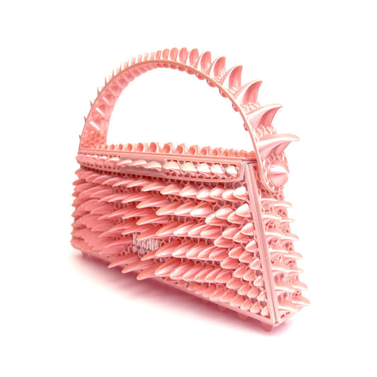 Petal 3D-printed mini bag - Pink