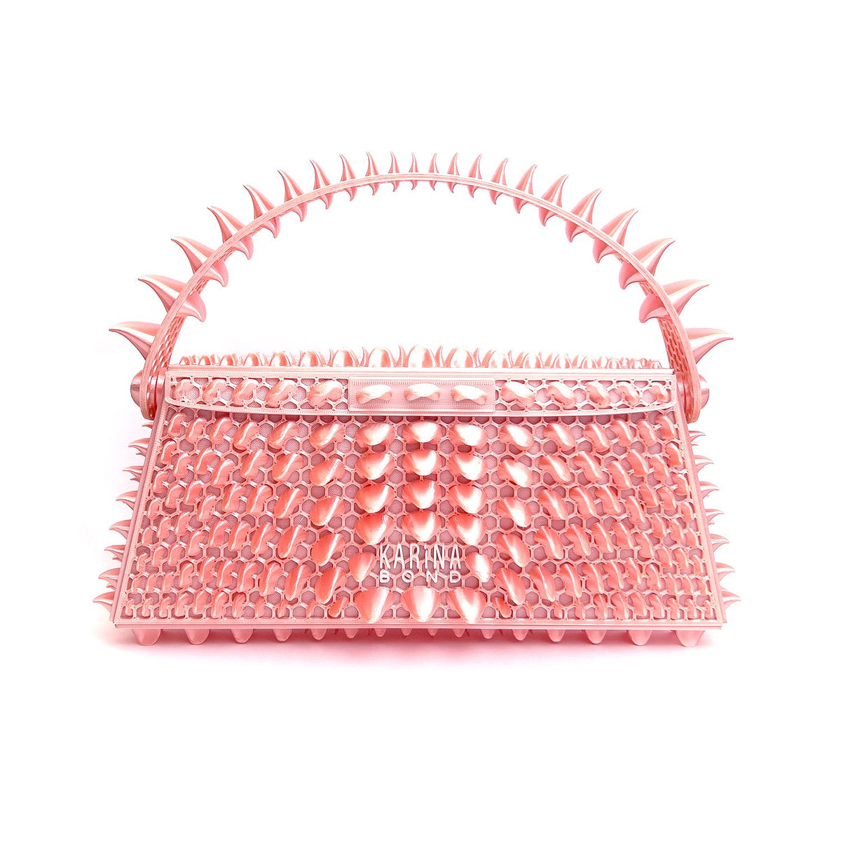 Petal 3D-printed mini bag - Pink