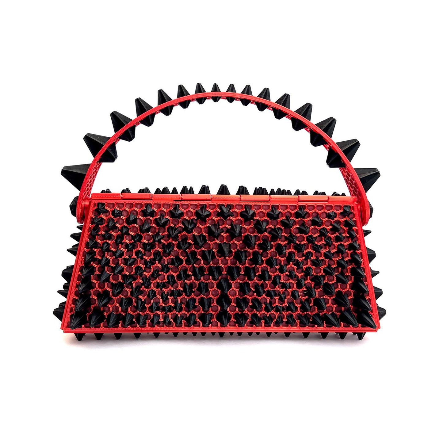Stella 3D-printed mini bag - Black/Red