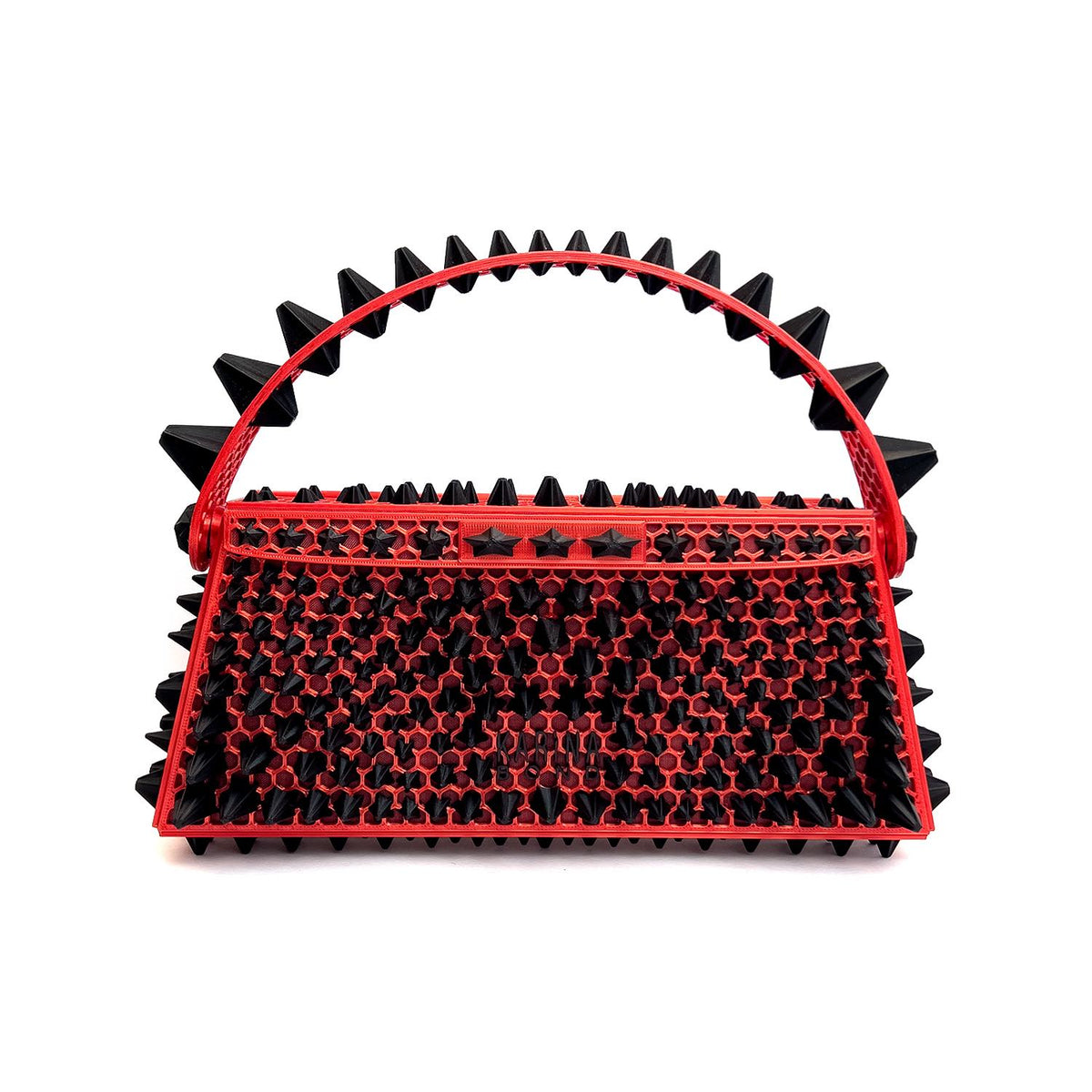 Stella 3D-printed mini bag - Black/Red