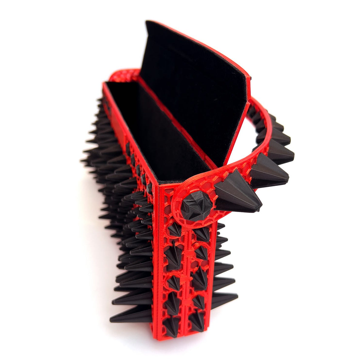 Stella 3D-printed mini bag - Black/Red