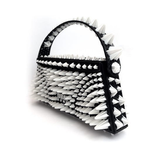 Stella 3D-printed mini bag - White/Black
