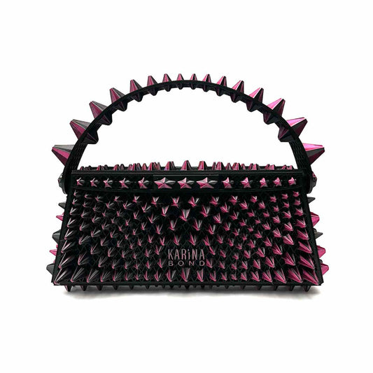 Cyborg Stella 3D-printed mini bag Fuchsia/Black gradient