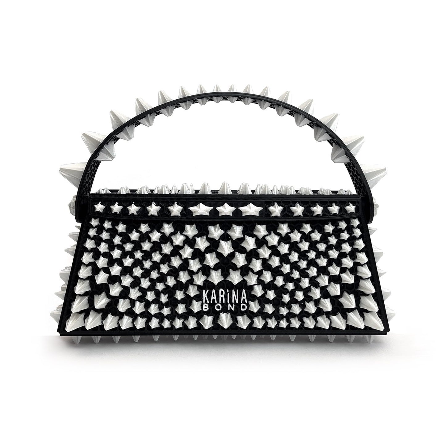 Stella 3D-printed mini bag - White/Black