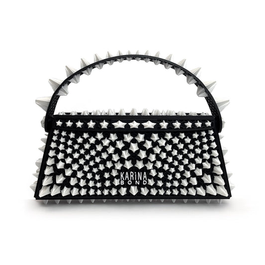 Stella 3D-printed mini bag - White/Black