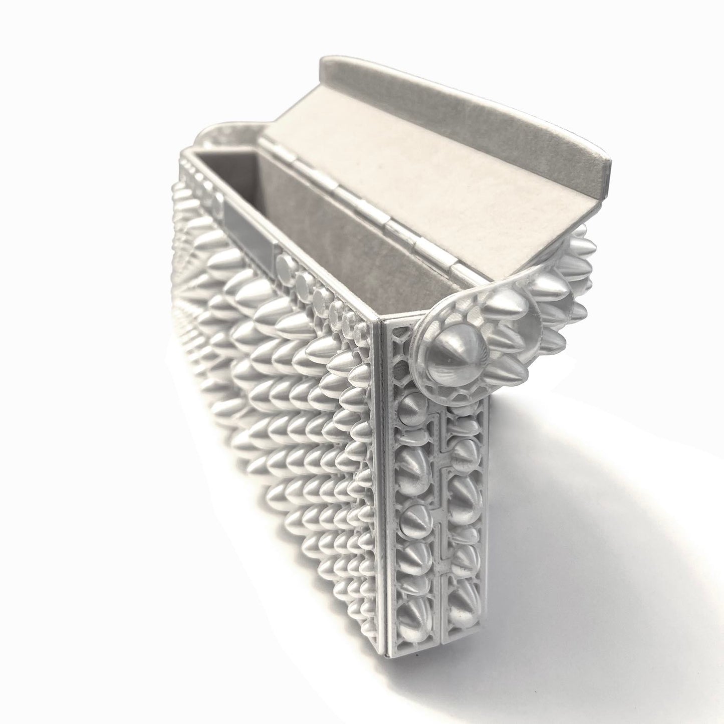 Stone 3D-printed mini bag - White